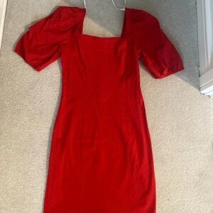 Primark Scarlet Puff Sleeve Mini Dress